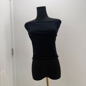 Urban Revivo Sophisticated Black Off-Shoulder Blouse JZ1005